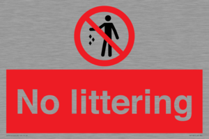 No littering
